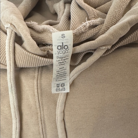 ALO Yoga Brown Cropped Sweatshirt - Picture 5 of 6